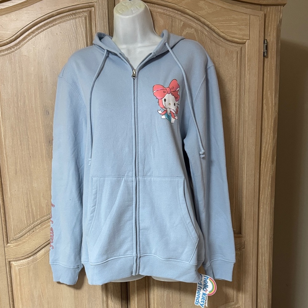 NEW Hello Kitty Sky Blue Kids Jacket